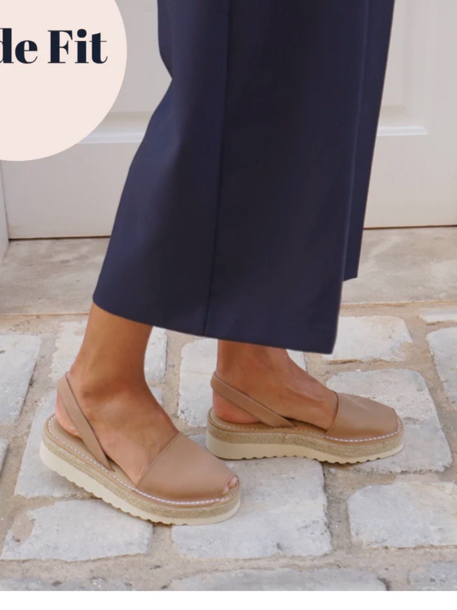 Women’s Espadrille Platform Sandals In Dusty Blush